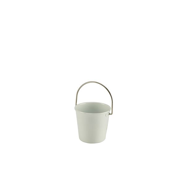 Picture of S S/S Miniature Bucket 4.5cm  White