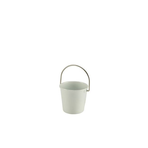 Picture of S S/S Miniature Bucket 4.5cm  White