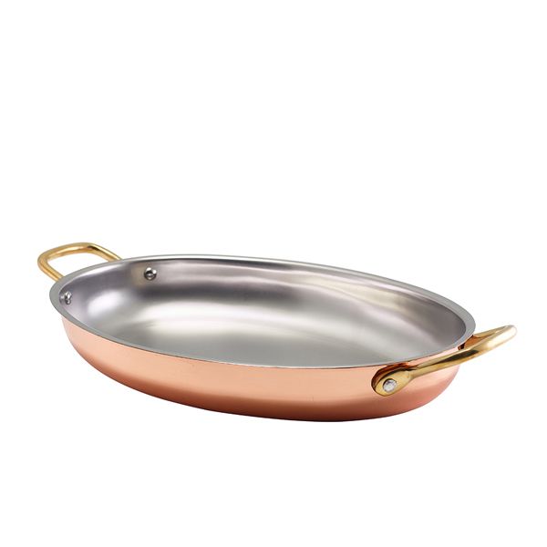 Picture of GenWare Copper Plated Oval Dish 30 x 21cm