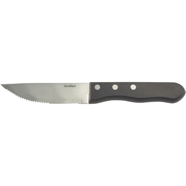 Picture of Jumbo Black Pakka Wood Steak Knife (Dozen)