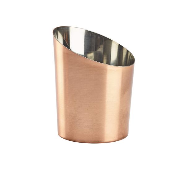 Picture of Copper Plated Angled Cone 9.5 x 11.6cm