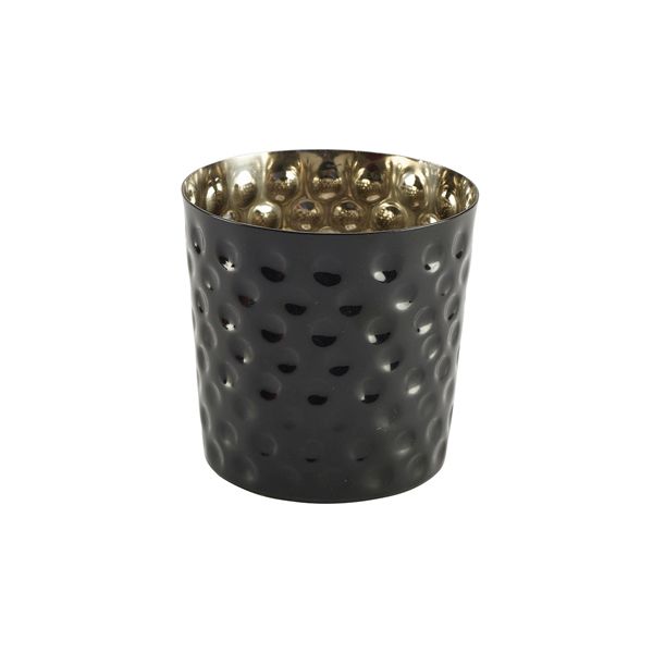 Picture of Black Hammered S S/S Serving Cup 8.5 x 8.5cm