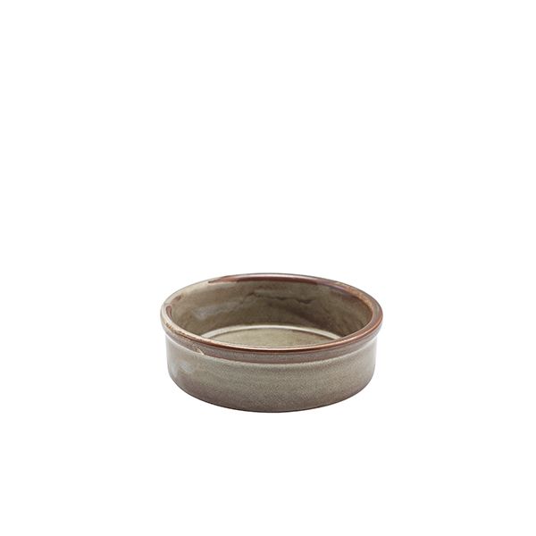 Picture of Terra Porcelain Grey Tapas Dish 10cm