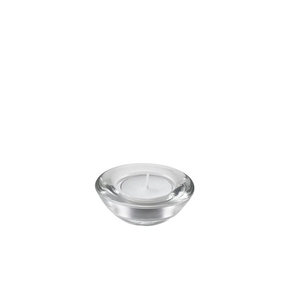 Picture of Genware Glass Round Tealight Holder 75mm Dia