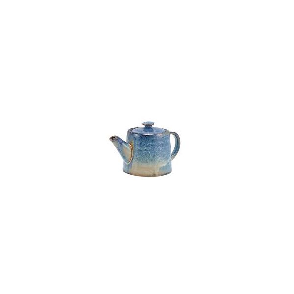 Picture of Terra Porcelain Aqua Blue Teapot 50cl/17.6oz