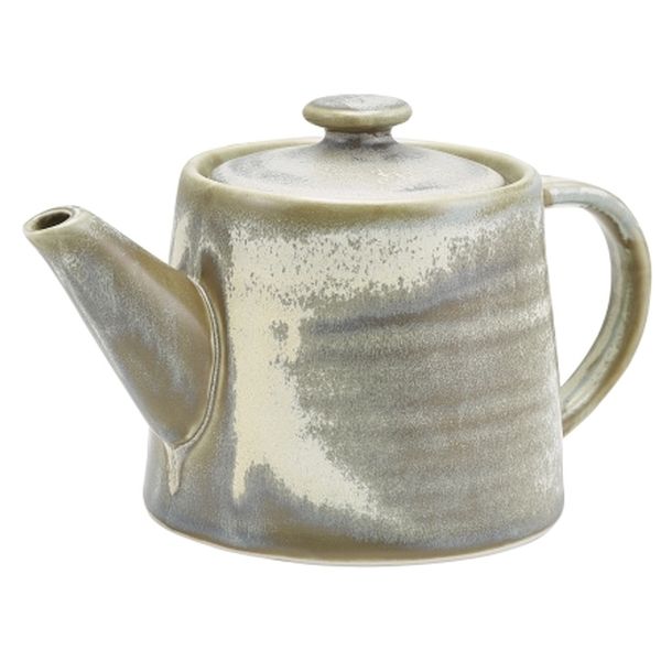Picture of Terra Porcelain Matt Grey Teapot 50cl/17.6oz