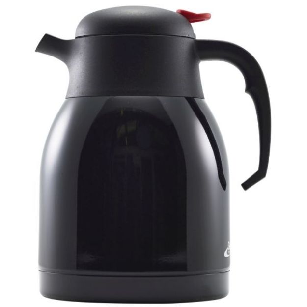Picture of Black St/St Vacuum Push Button Jug 1.5L