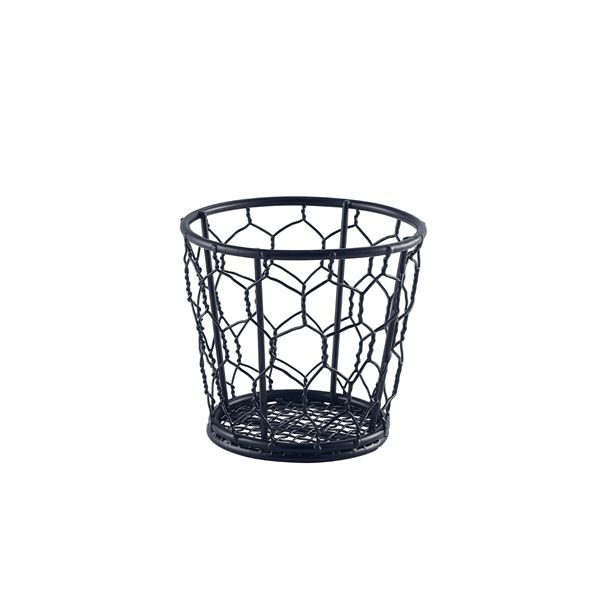 Picture of Black Wire Basket 10cm Dia