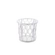 Picture of GenWare White Wire Basket 10cm Dia