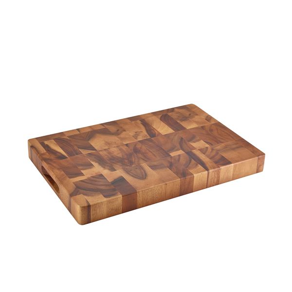 Picture of Acacia Wood End Grain Chopping Board 18x12"