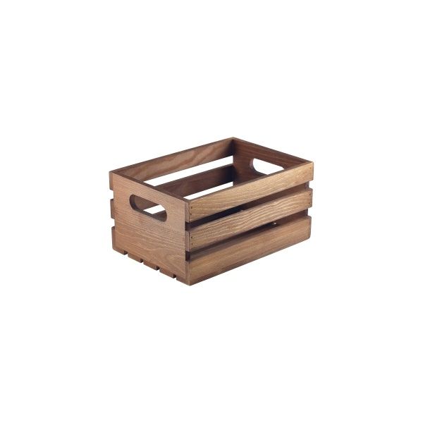 Picture of GW Dark Rustic Wooden Crate 21.5x15x10.8cm