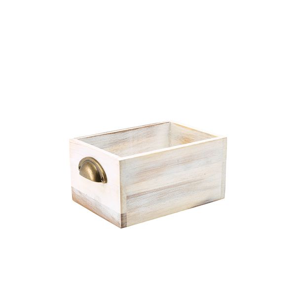 Picture of White Wash Acacia Wood Display Drawer 21.5cm