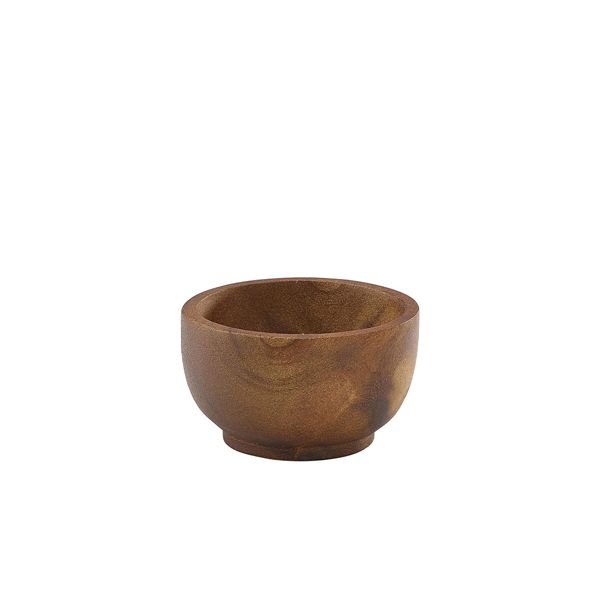 Picture of Acacia Wood Dip Pot 6cl/2oz