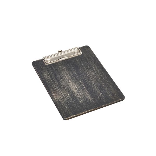 Picture of Black Woode Menu Clipboard A5 18.5x24.5x0.6cm