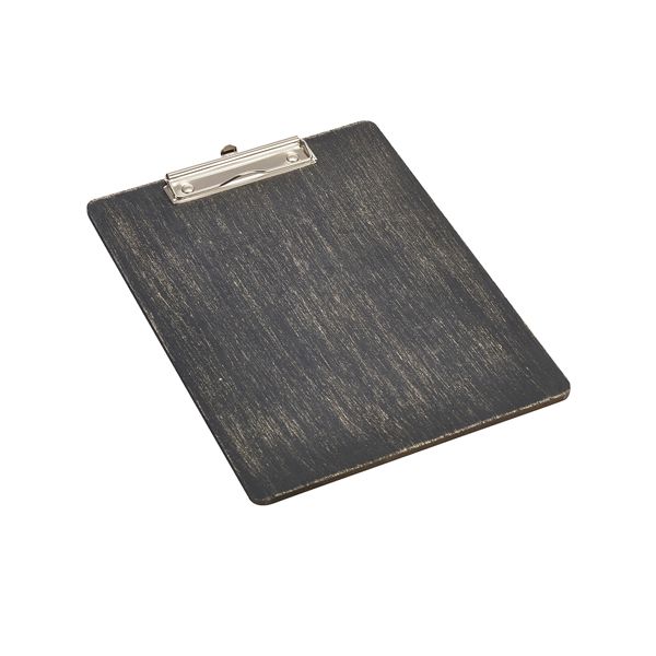 Picture of Black Wooden Menu Clipboard A4 24x32x0.6cm