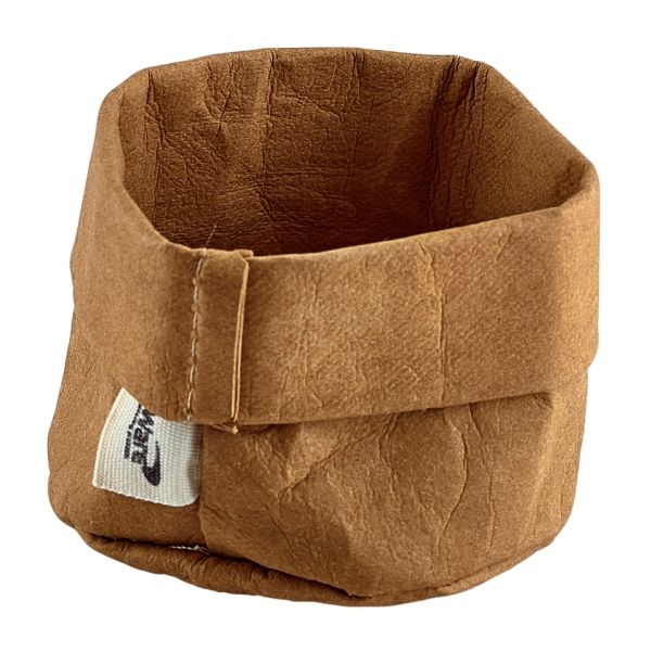 Picture of Brown Washable Paper Bag 7 Dia x 6cm (H)