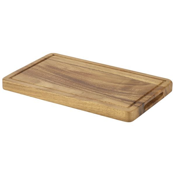 Picture of Genware Acacia Wood Serving Board GN 1/4