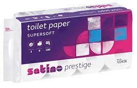 Picture of Luxury 3 ply Toilet Roll, 180 metre, 64pk - sell whisper