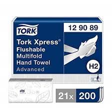 Picture of Tork Flushable Zfold Hand Towel 129089 H2