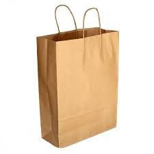 Picture of Kraft Brown Twist Handle Bag LARGE   32x41x12cm  250/case