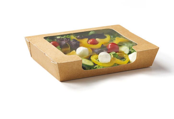 Picture of Large Kraft Food Box With Window 360/case