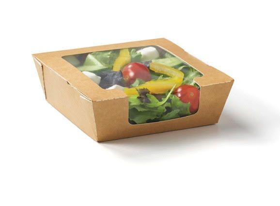 Picture of Small Kraft Food box, with Window 360pk