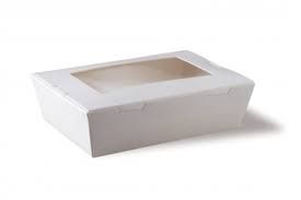 Picture of Small White Food box with window 360pk