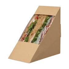 Picture of Kraft Deep Fill Sandwich Wedge  72mm (500)