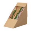 Picture of Kraft Deep Fill Sandwich Wedge  72mm (500)