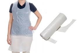 Picture of White Premium  Aprons On Roll 1000