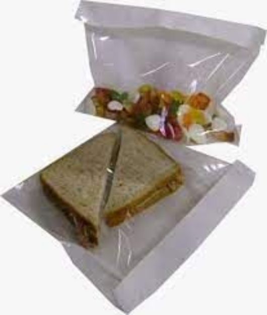 Picture of White Film Fronted S Bag 10"x10" 25x25cm 1000