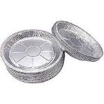 Picture of 9" Foill Plates ROUND 20mm Dept 220mm  1000pk