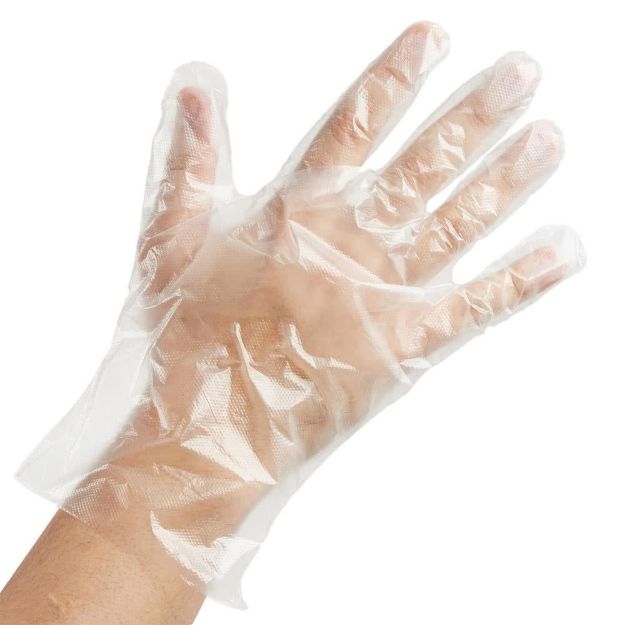 Picture of Poly Gloves Box Embossed Large, 10000pk
