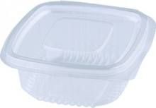 Picture of 750cc Square Pet Hinged Salad Container (450)