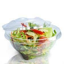 Picture of 750cc Round Hinged Salad Container (300)