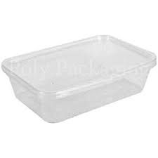 Picture of Plastic Takeaway Container & Lid 650cc 250pk