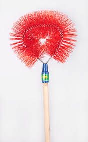 Picture of COBWEB BRUSH C/W EXTENSION HANDLE RED