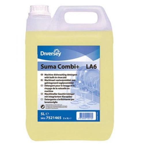 Picture of Suma Combi+ LA6 20L - Liquid machine dishwash detergent with built-in rinse-aid