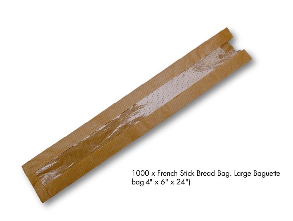 Picture of Baguette With Clear Front and Brown Back 1,000pk