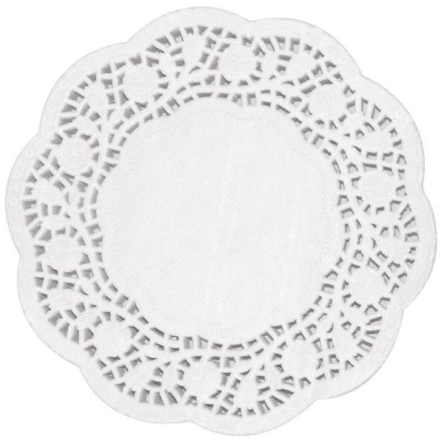 Picture of Doylies Round White 4 Inch 2,000pk