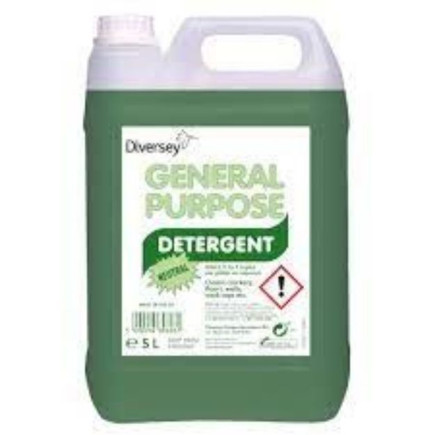 Picture of General Purpose Detergent 5L - Multi-purpose neutral detergent, Wash up liquid.