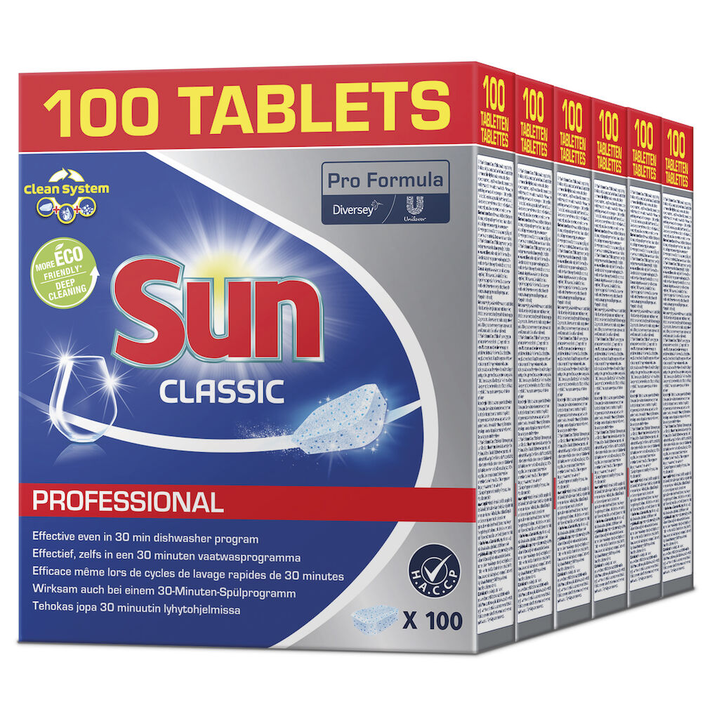 Picture of Sun Classic, All in 1  Dishwasher Tablets, Large 100 pack