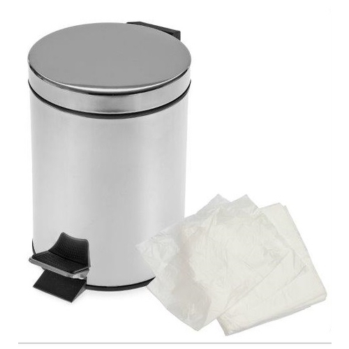 Picture of Pedal Bin Liner Bag 17x18  White 1000 WRS06A