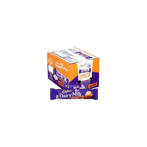 Picture of CADBURY Dairy Milk Wholenut Choco Bar 55g /48