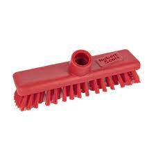 Picture of 23cm Washable Deck Scrub  HEAD ONLY Red (1)