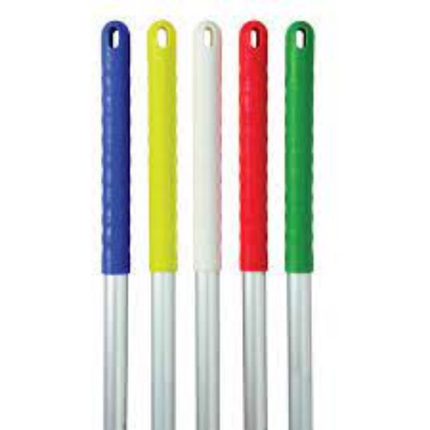 Picture of RED Aluminium Handle, 2 holes for break frame flat mops.
