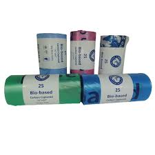 Picture of E2E Carbon Negative Bio Bag/Refuse Sacks. 29 inchx39 inch, Blue Tint 200pk