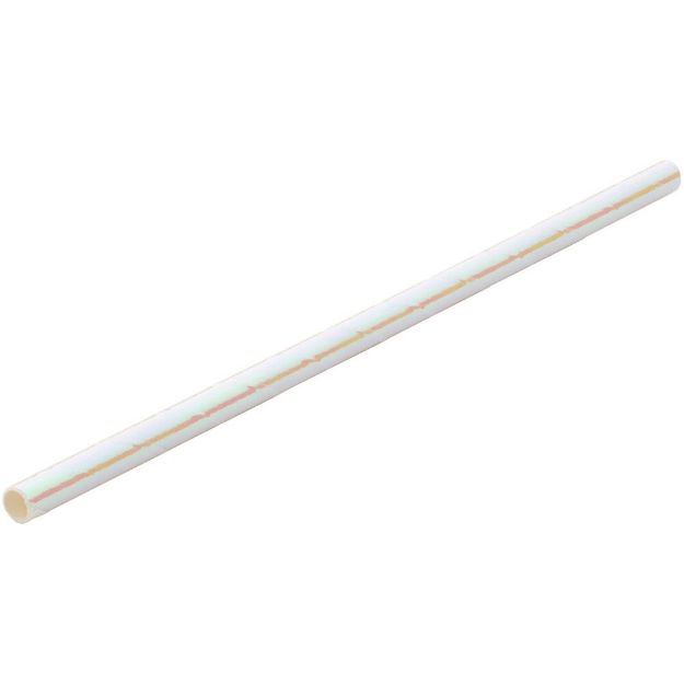 Picture of Paper Pearlescent Cocktail Straw 5.5" (14cm) 5mm