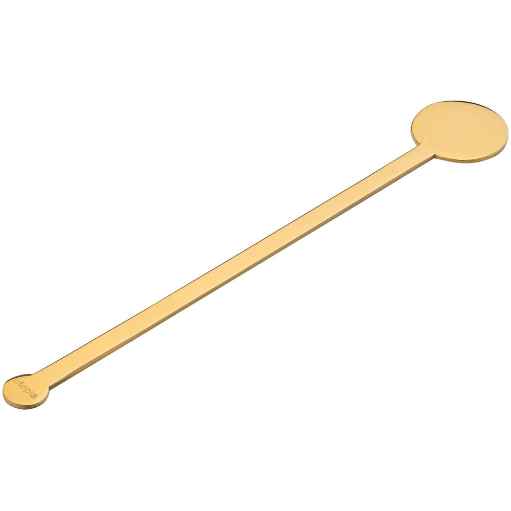 Picture of Stainless Steel Gold Stirrer 7" (18cm)