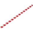 Picture of Paper Jumbo Red Stripe Straw 9" (23cm) 8mm Bore